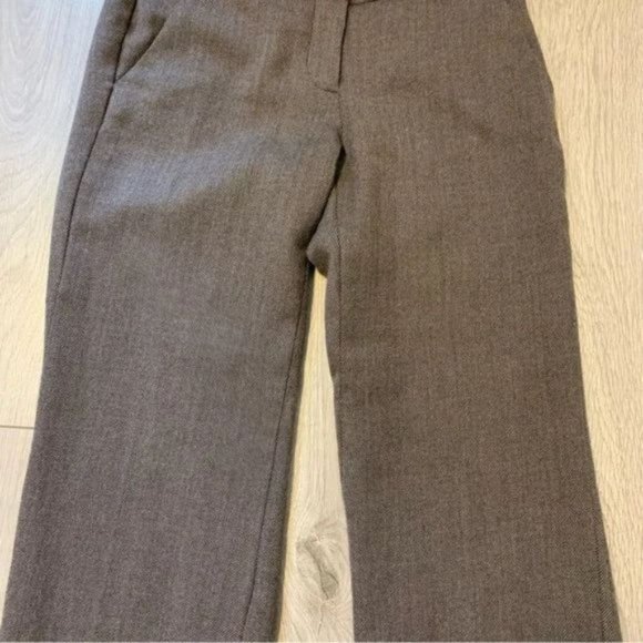 J. Crew Wool Blend Favourite fit winter Pants, Size 6 fully lined in brown - Picture 7 of 10